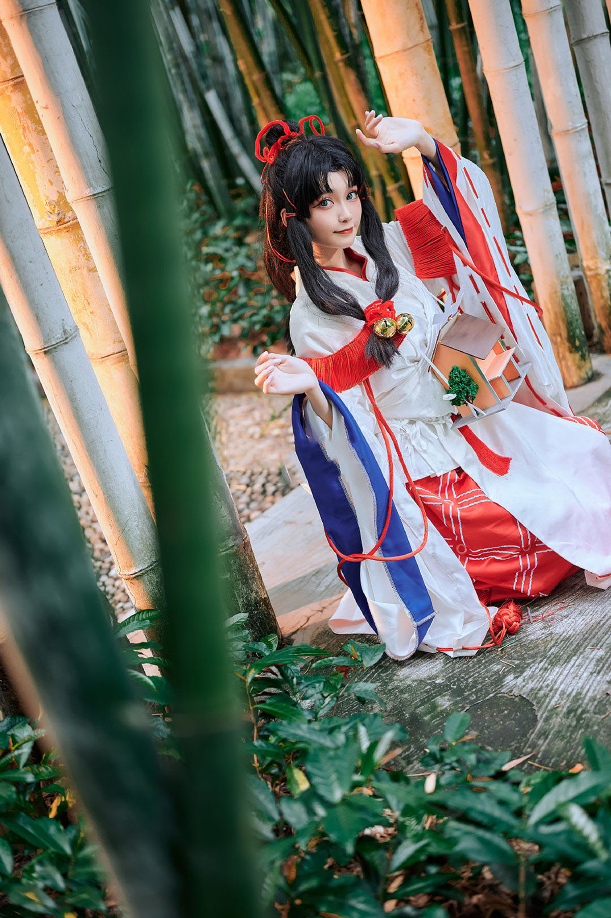 阴阳师缘结神cos娇俏灵动的元气少女嘟嘴也太可爱了