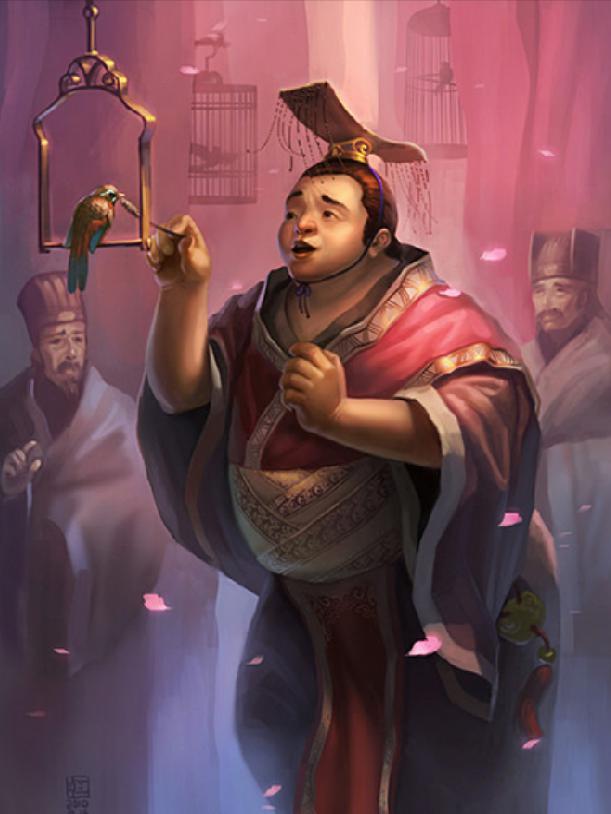 三国杀：吴苋的原画中也有鸟笼？果然和他有关，典故如此隐秘！