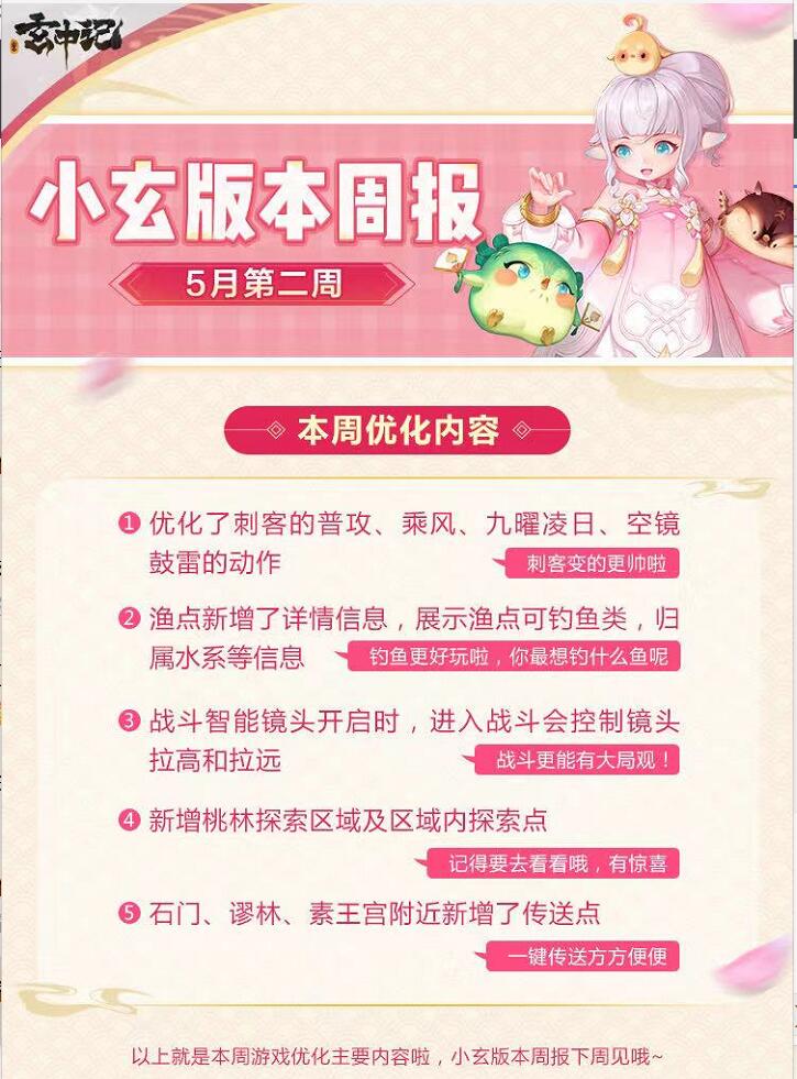 【小玄版本周报】五月第二周来啦！