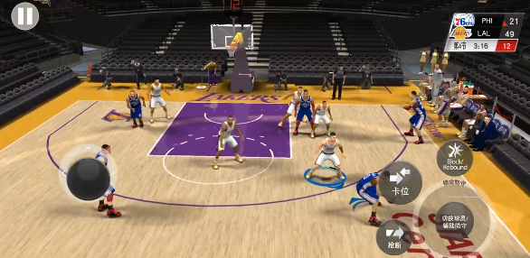 美职篮2K20：掩护队友得分时先接球再回传给队友进行助攻