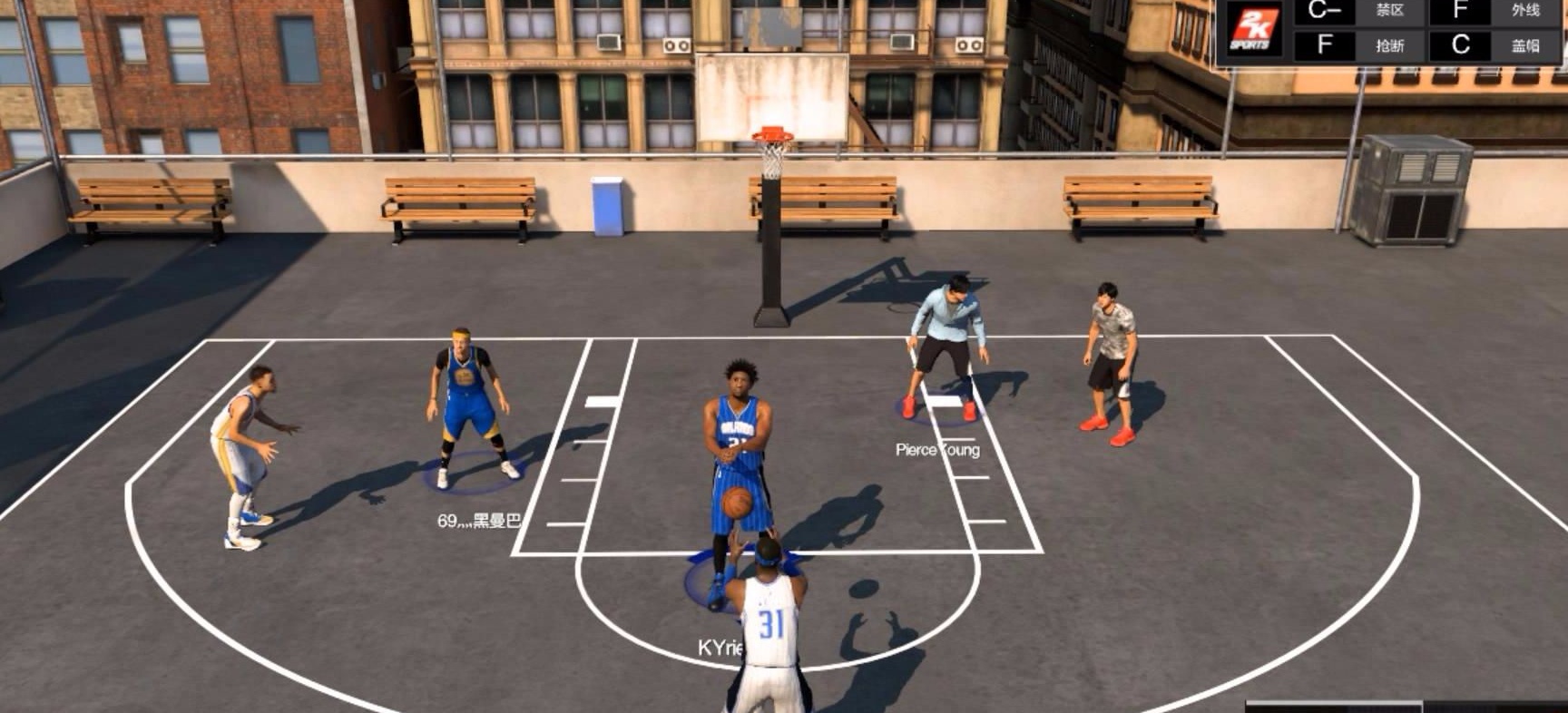 NBA2K20手游操作有技巧，动动手指，掌握移动进攻才能稳赢