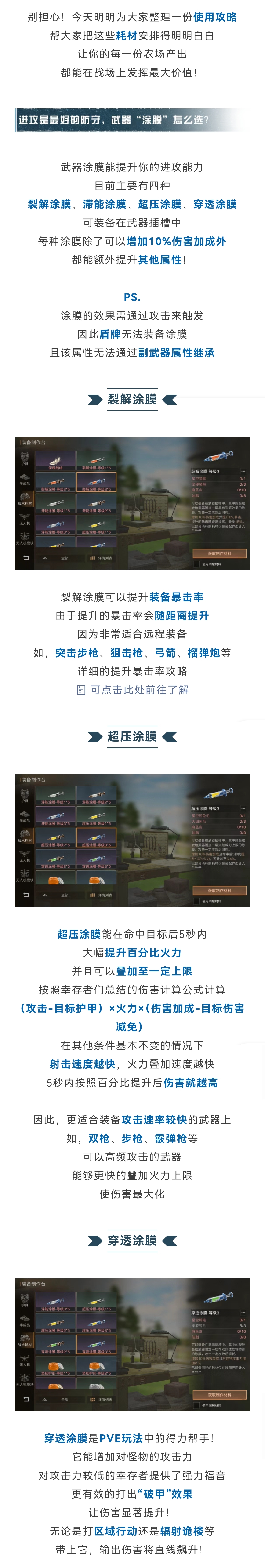 战术耗材全解析，教你把农场产出变成战场助力！