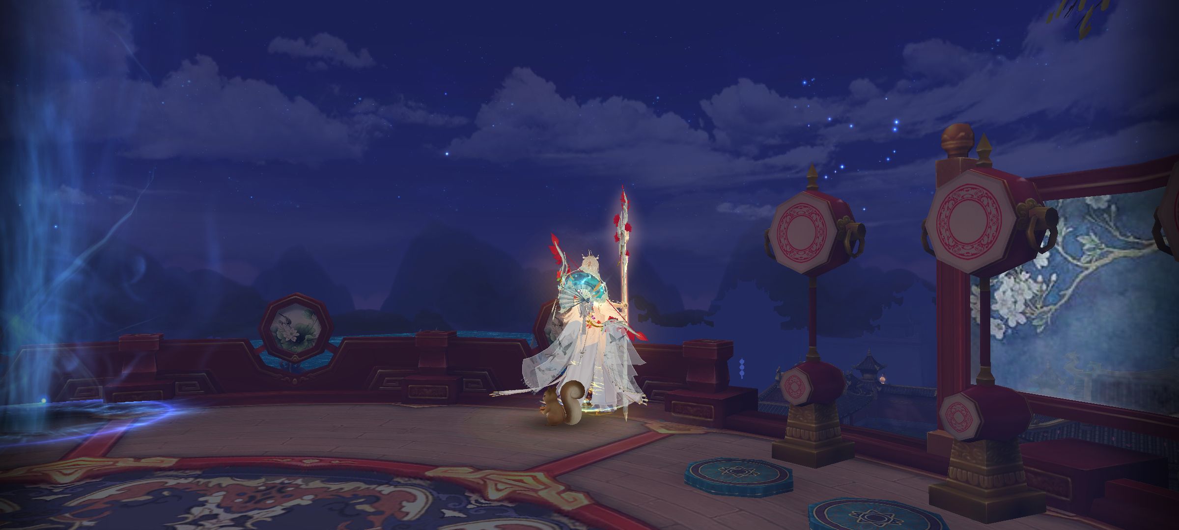 揽清风背饰挺好，会闪光