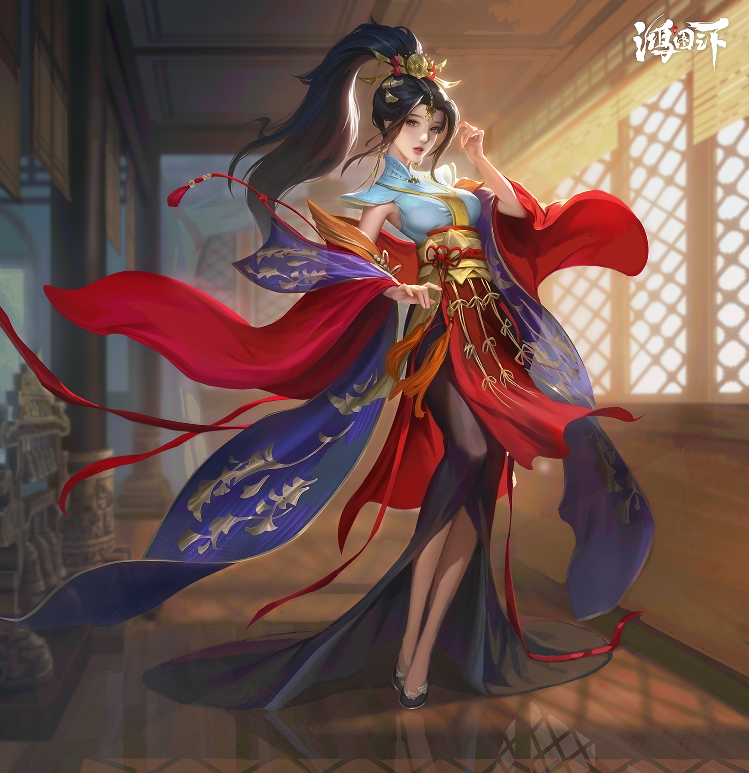 为君披甲战沙场，何事巾帼让须眉！