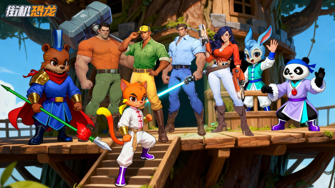 【晒评论赢豪礼】《街机恐龙》致谢勇士，京东卡+限定礼包免费送！