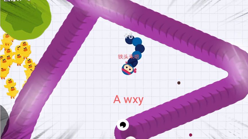 贪吃蛇大作战：蛇王不会要包围我吧？我只不过是一条小蛇