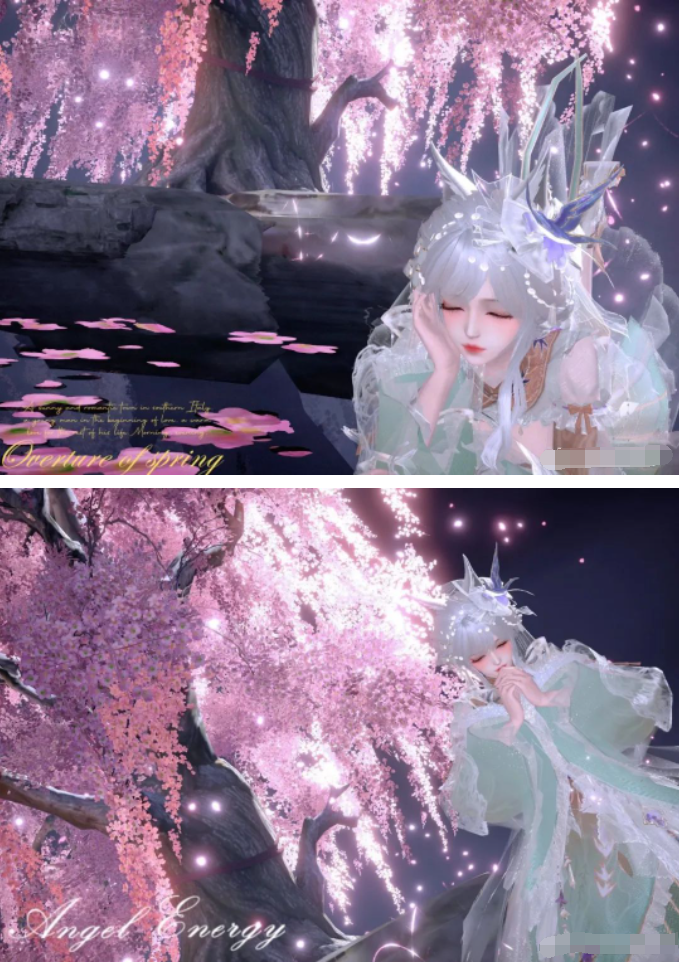 你归来时看了一眼，画卷上就落满了整个春天