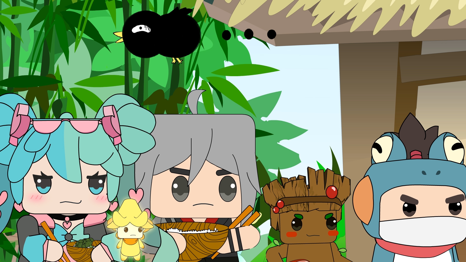 迷你大陆动画阿炎骗蛤蟆少主自己的战斗力是天下第二