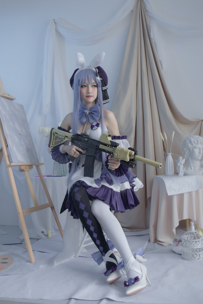【cos正片】 少女前线 hk416 千宵草味的锡纸糖 - 少前:云图计划-小米