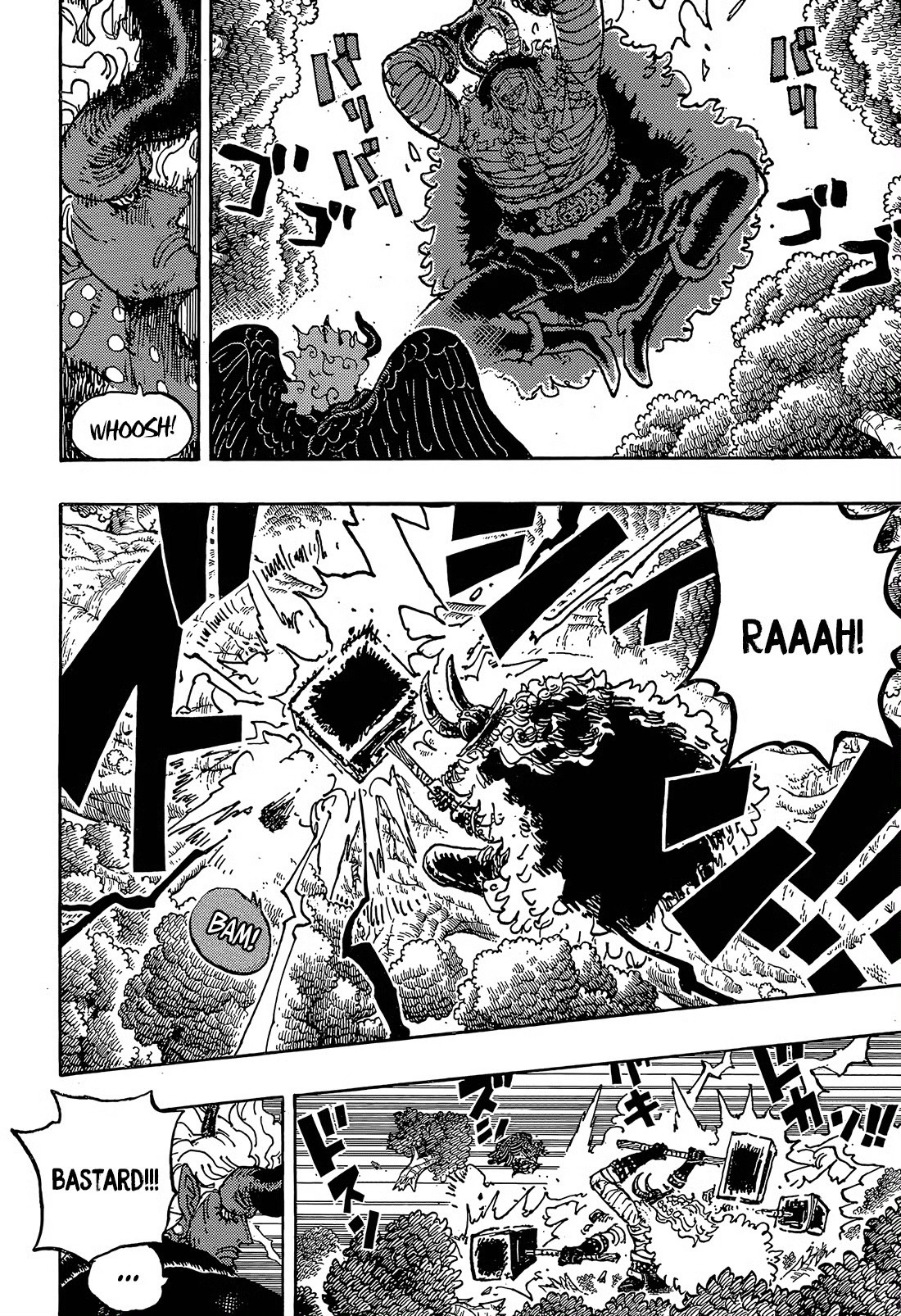 《航海王》漫画1192话：“绝境乌索普”高光演讲！路飞&洛基合体技重伤伊姆