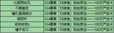 （已开奖）【晒图有奖】SS4全新竞技赛季，畅爽刚枪赢百元好礼