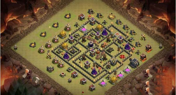 自制9本部落战阵型2则