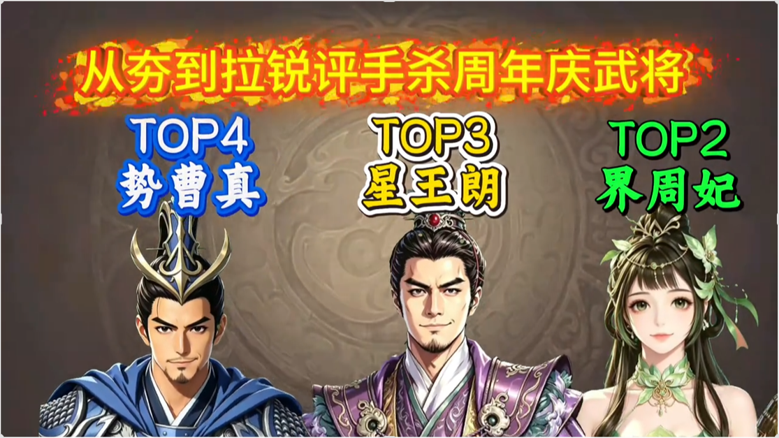 从夯到拉锐评手杀周年庆武将