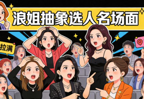 笑疯全网！浪姐抽象选人方式到底有多魔性