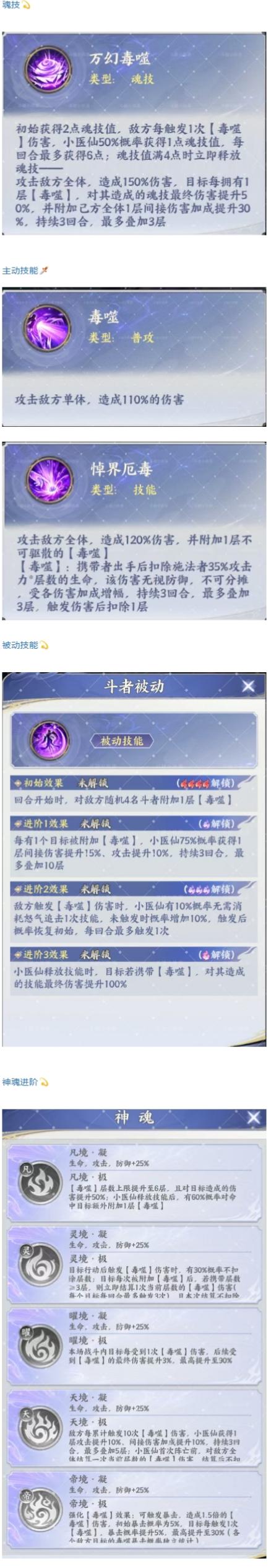 斗者图鉴｜至臻小医仙 毒噬炼化镇天府