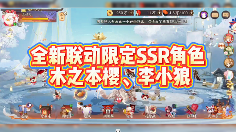 全新联动限定SSR角色