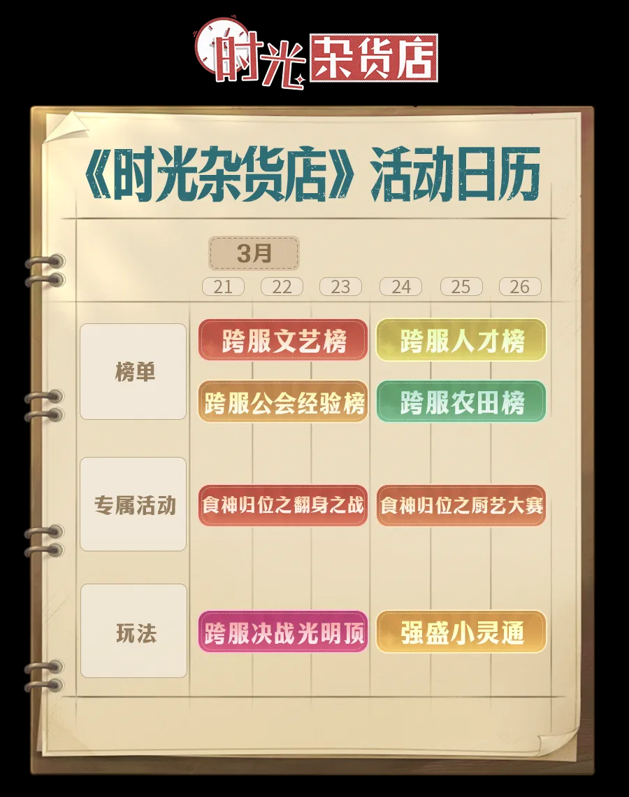 【活动日历】3.21-3.22