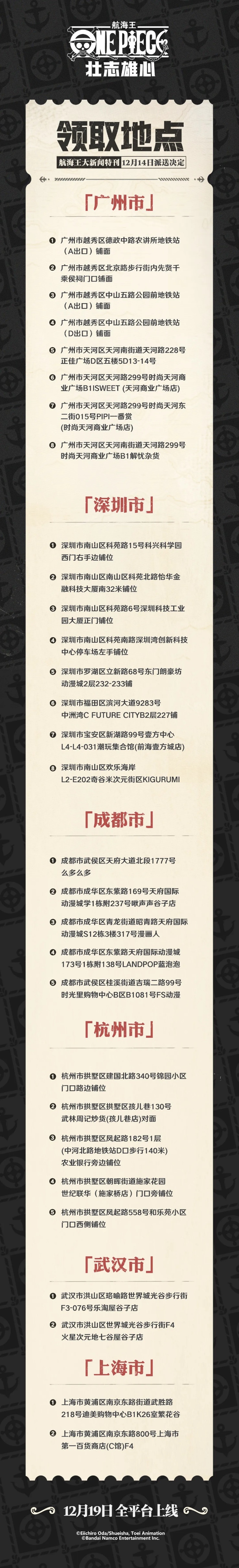 【航海王壮志雄心】号外！航海王大新闻特刊，正式派送决定！
