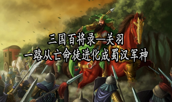 三国百将录—关羽，一路从亡命徒进化成蜀汉军神