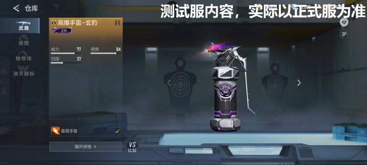 玄豹投掷套装大揭秘，深度解析武器外观！