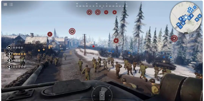 二战坦克指挥模拟器《谢尔曼指挥官》Steam试玩版现已上线 亮相新品节