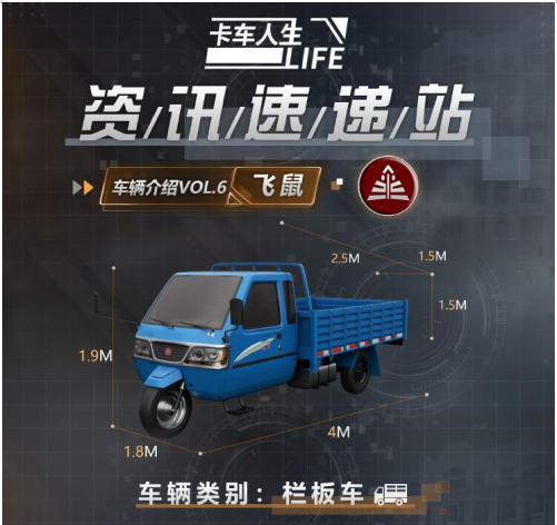 《卡车人生》资讯速递站：驰骋田野，“飞鼠”使命必达