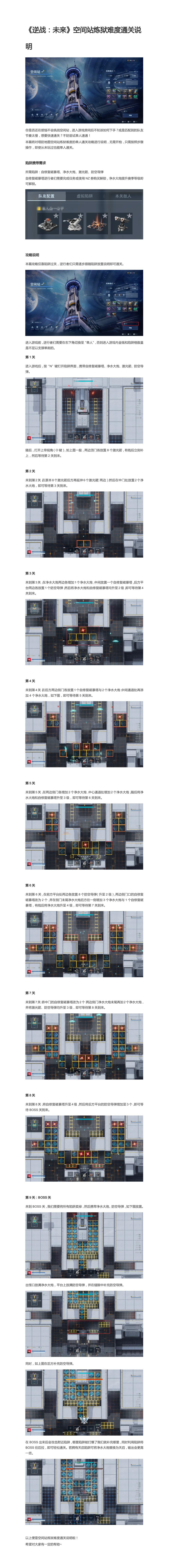 《逆战：未来》空间站炼狱难度通关说明