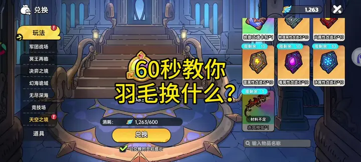 60秒教你，羽毛换什么？
