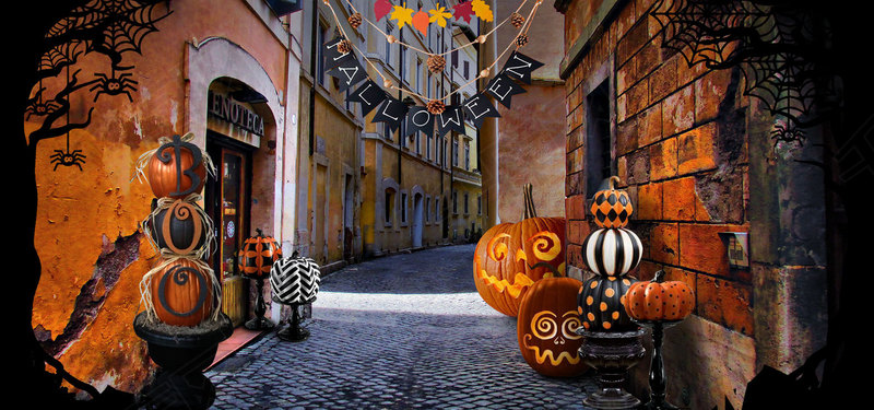 社区福利万圣节游园会守护灵本色出演