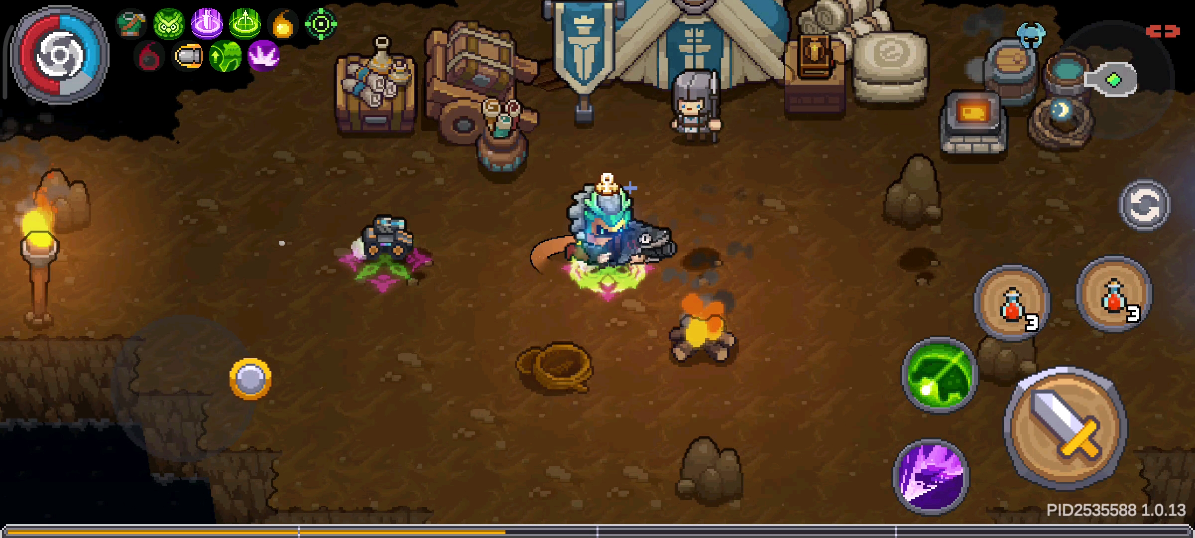 今天早上是谁说游侠太脆不知道怎么打史莱姆的。主打一个简单粗暴