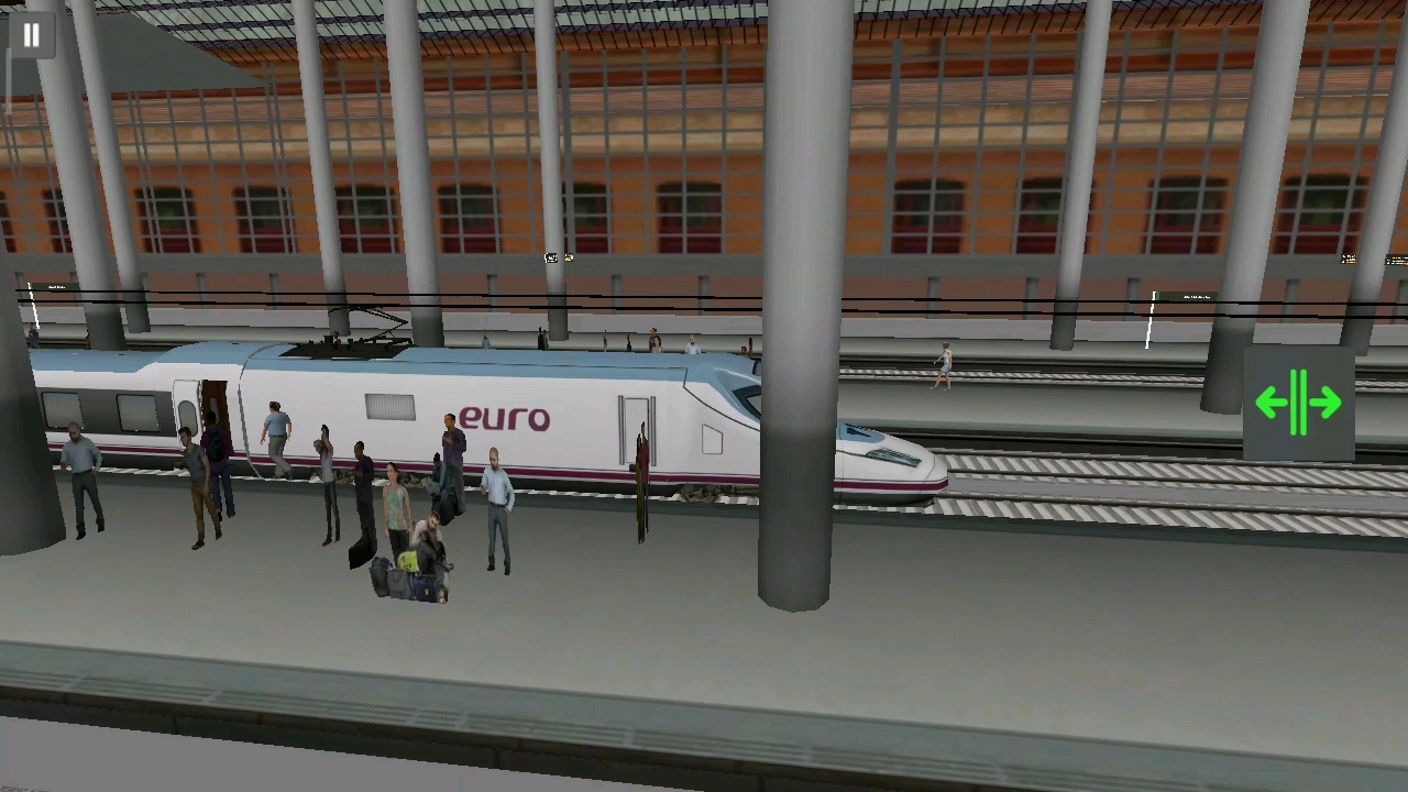 女士们先生们欢迎乘坐和谐号列车本列车从欧洲到达西班牙