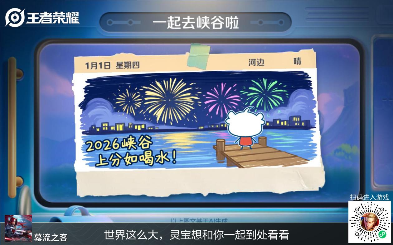 2026王者峡谷，上分如喝水！