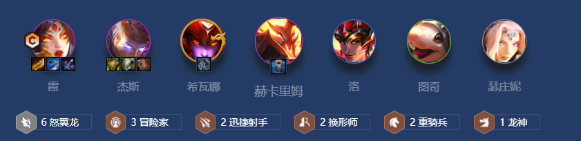 金铲铲之战：六怒翼二射手霞主C体系