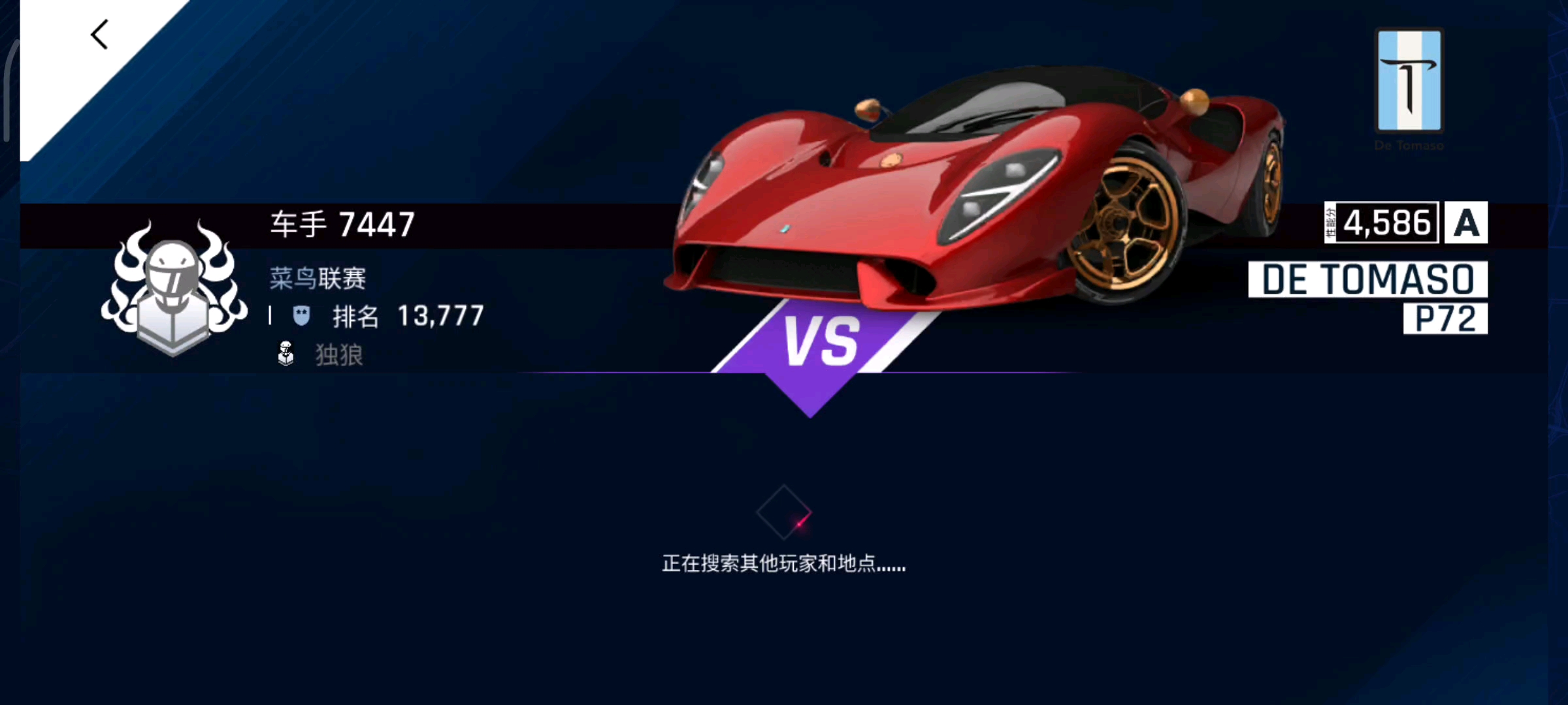 探索新车辆：de-tomaso