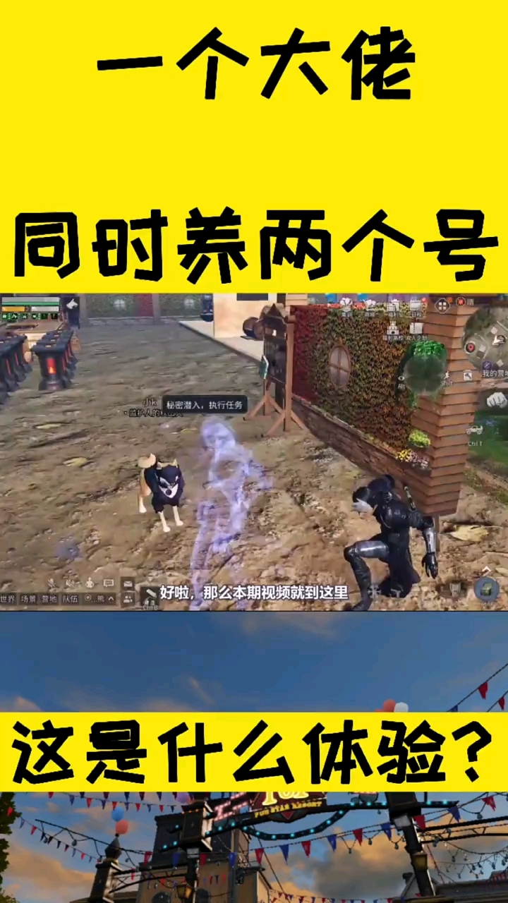 大佬同时养两个号
