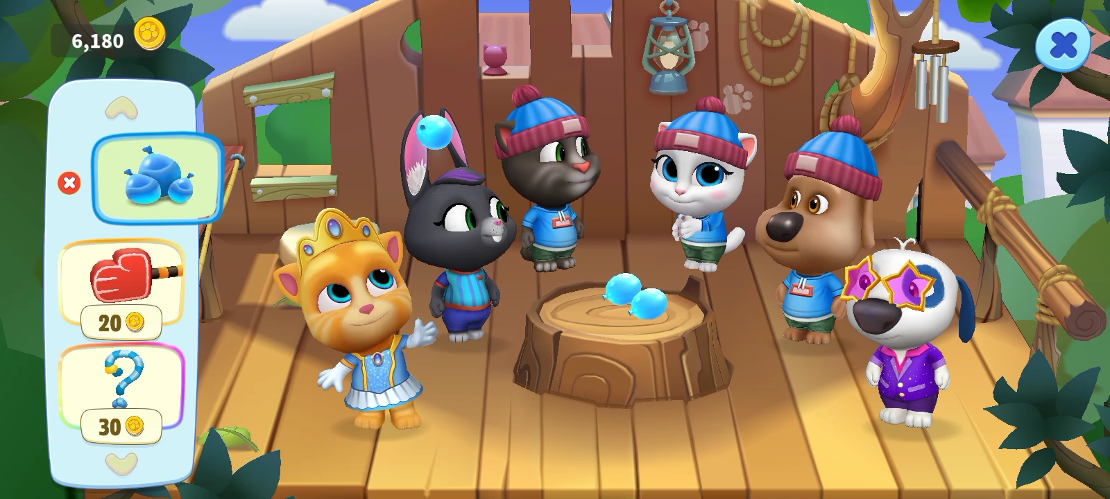 汤姆猫总动员其他人都穿着过冬衣服只有金杰公主穿着裙子