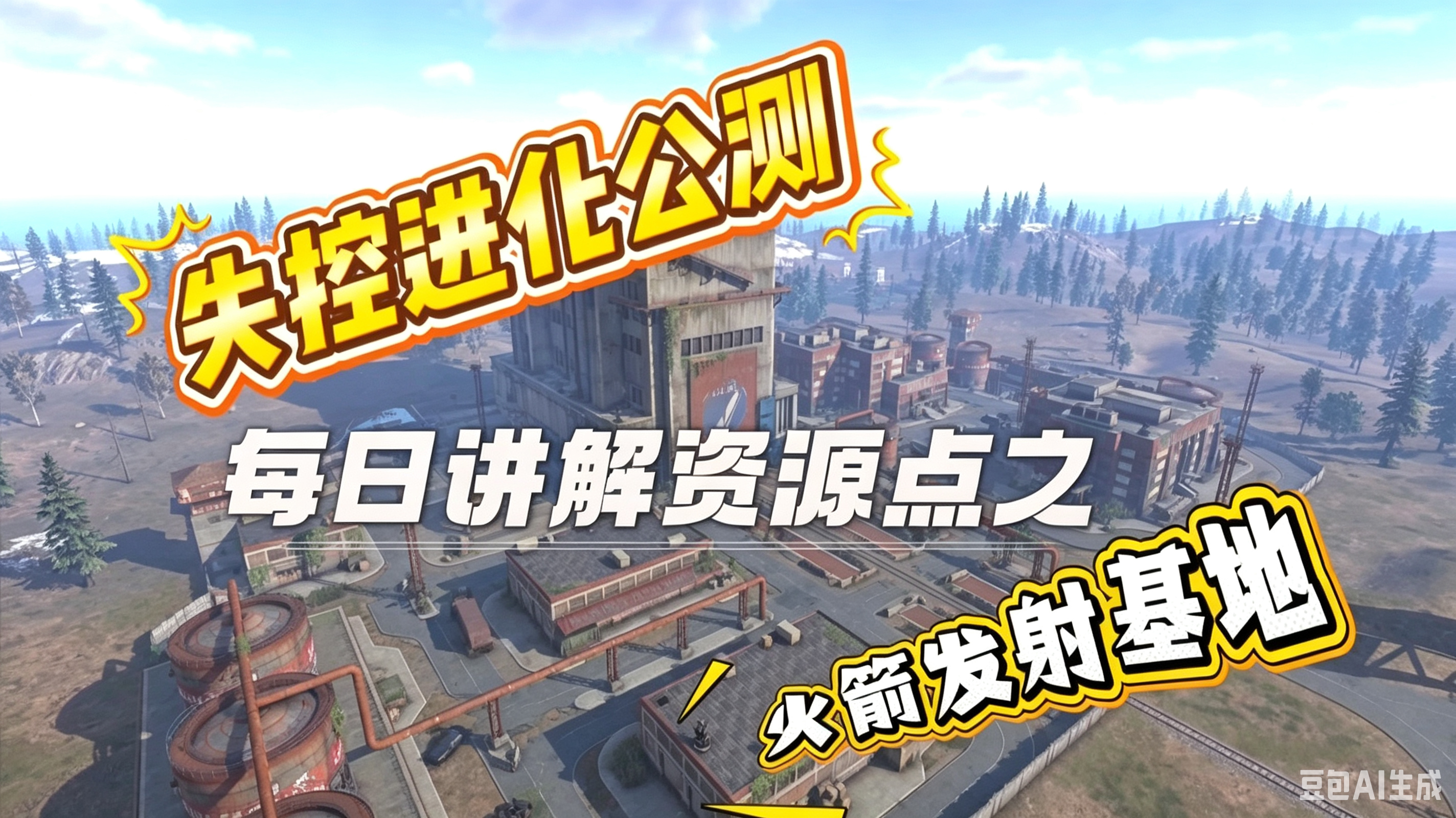 失控进化公测每日讲解资源点之火箭发射基地