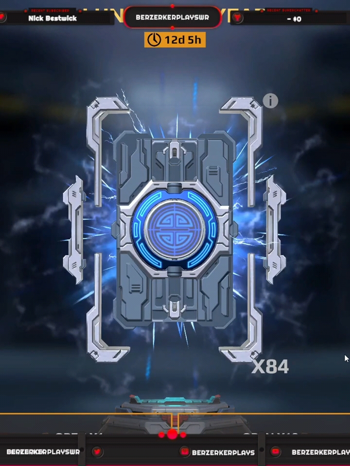 100x 蓝色数据垫银色开口！！！战争机器人
