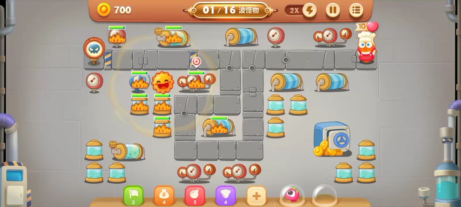 保卫萝卜3冬季第12关