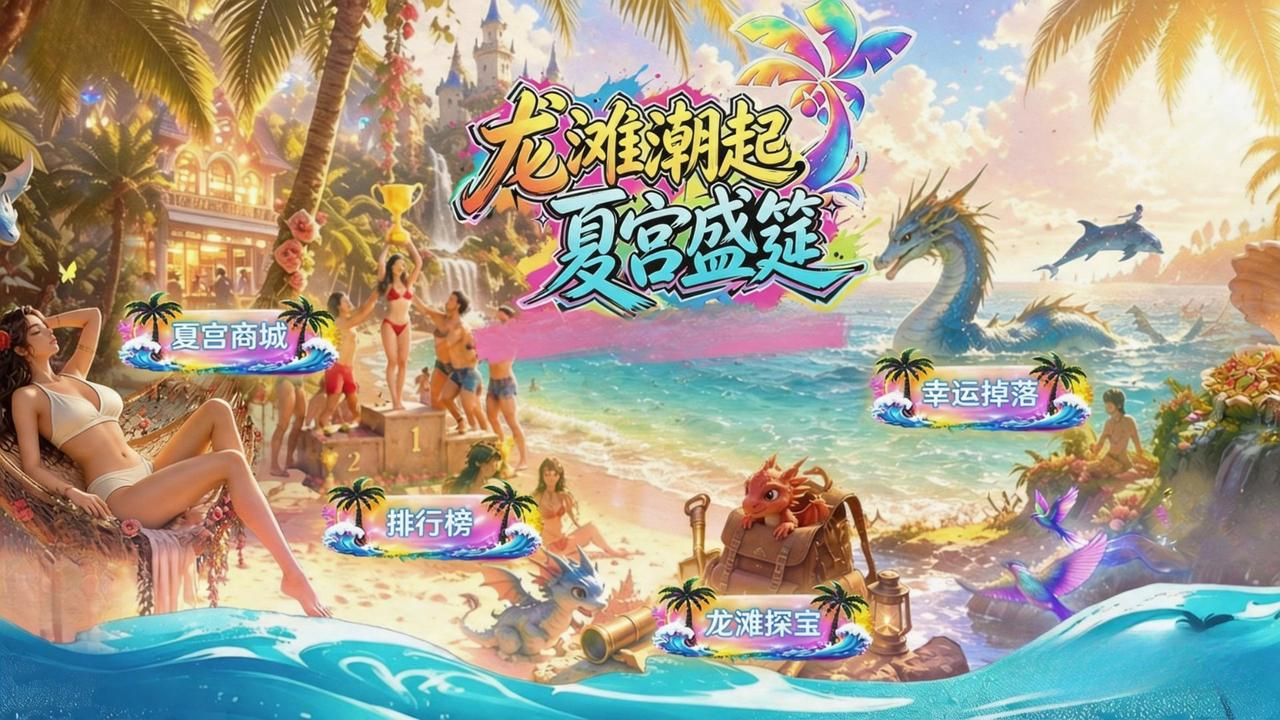 盛夏限定：龙滩潮起，夏宫盛筵，清凉上线！