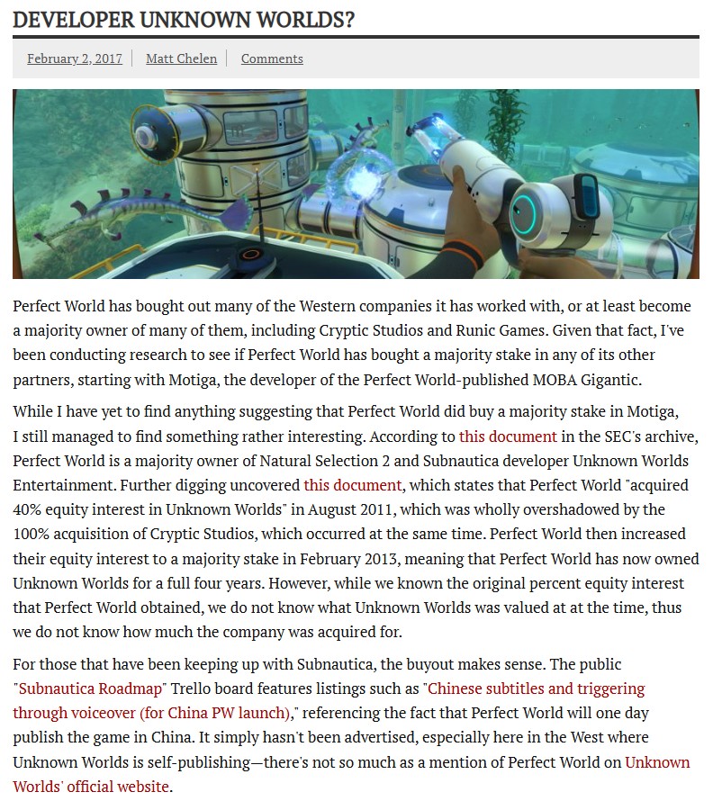 “大聪明”完美世界:《深海迷航2》5天爆卖400万套、有我“一鱼三吃”厉害么？