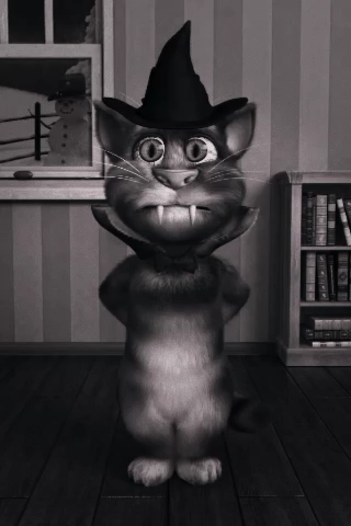 会说话的吸血鬼猫。