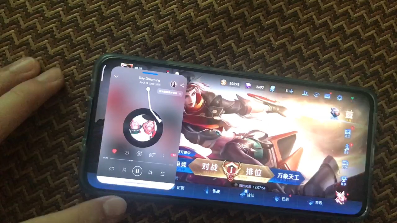 打游戏时音乐没了