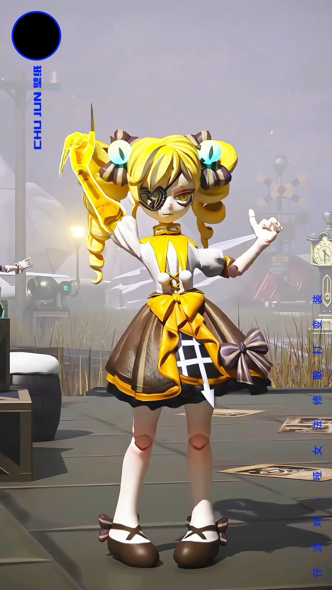 蛋仔派对逃出惊魂夜哑女跳舞，AI合成#蛋仔派对跳个舞不好勿喷