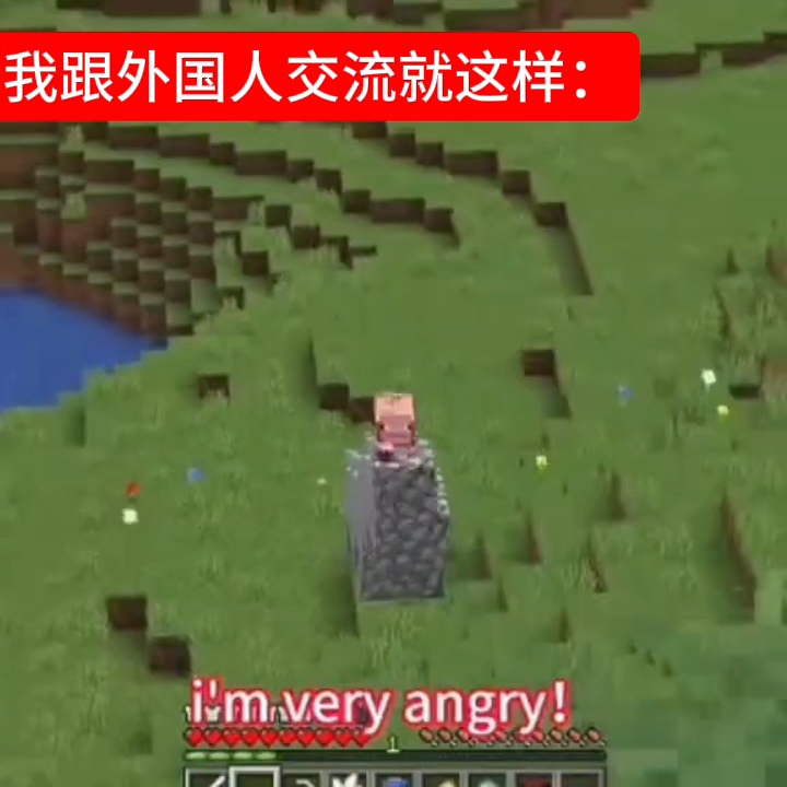 我的世界，我跟外国人交流就这样