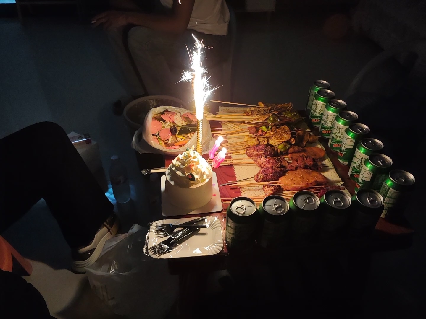 我过生日了。