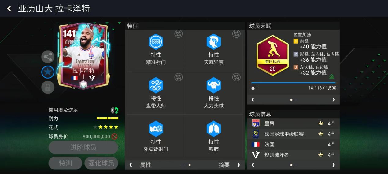 禁区猛虎推荐——拉卡泽特
