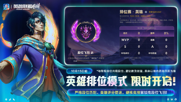 游戏资讯：《英雄联盟手游》英雄排位模式将开启；《金铲铲之战》大橘大利模式将登场