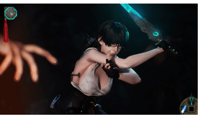 动作游戏《孽债未清》上线Steam 美女拿武器砍杀