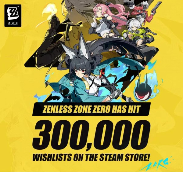 米哈游《绝区零》Steam首日1.5万人在线，G胖快集齐“中国二游”了？